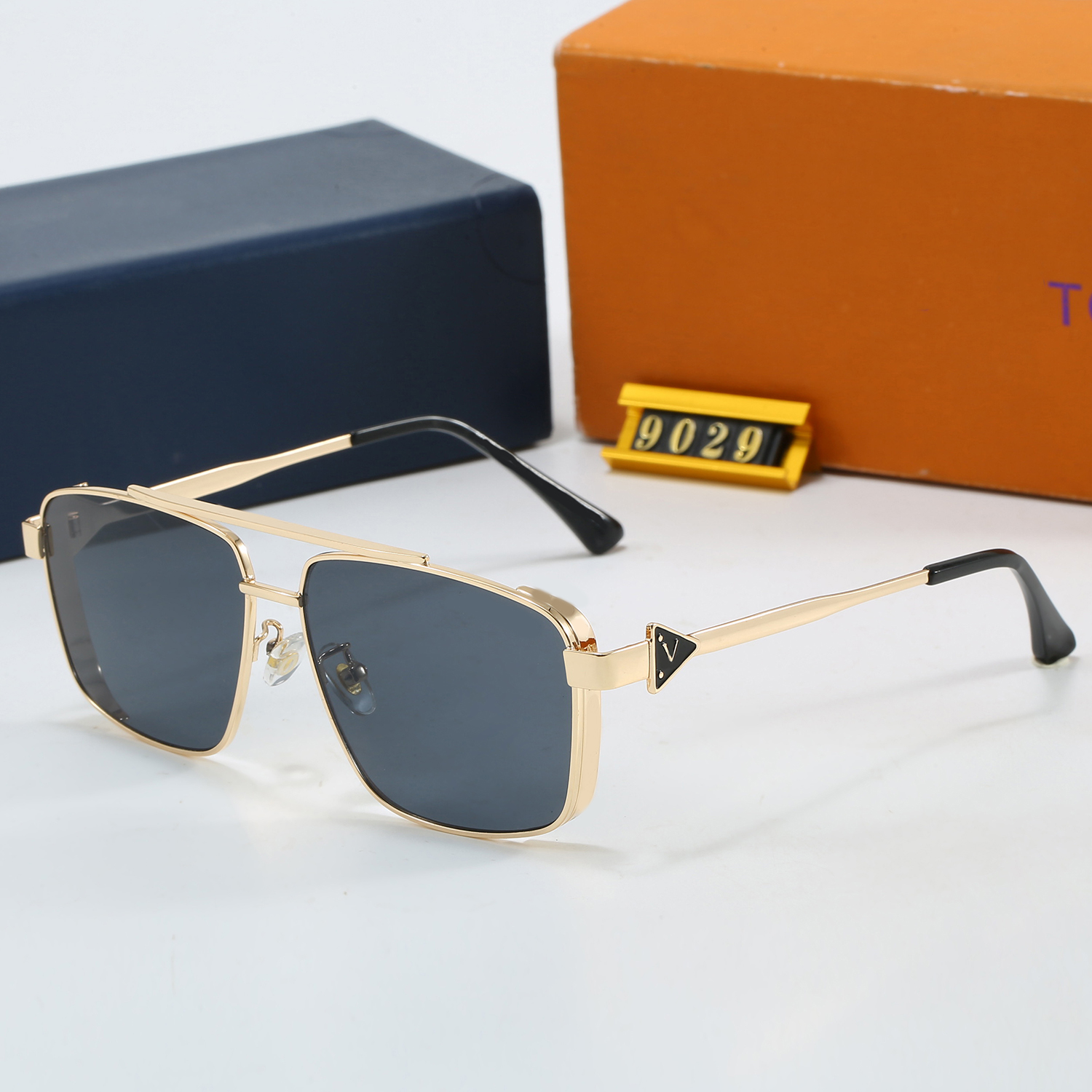Sunglasses Designer Women Men Luxury Brand Fashion High Quality Ornamental New Style Multi-style Full-frame Outdoor