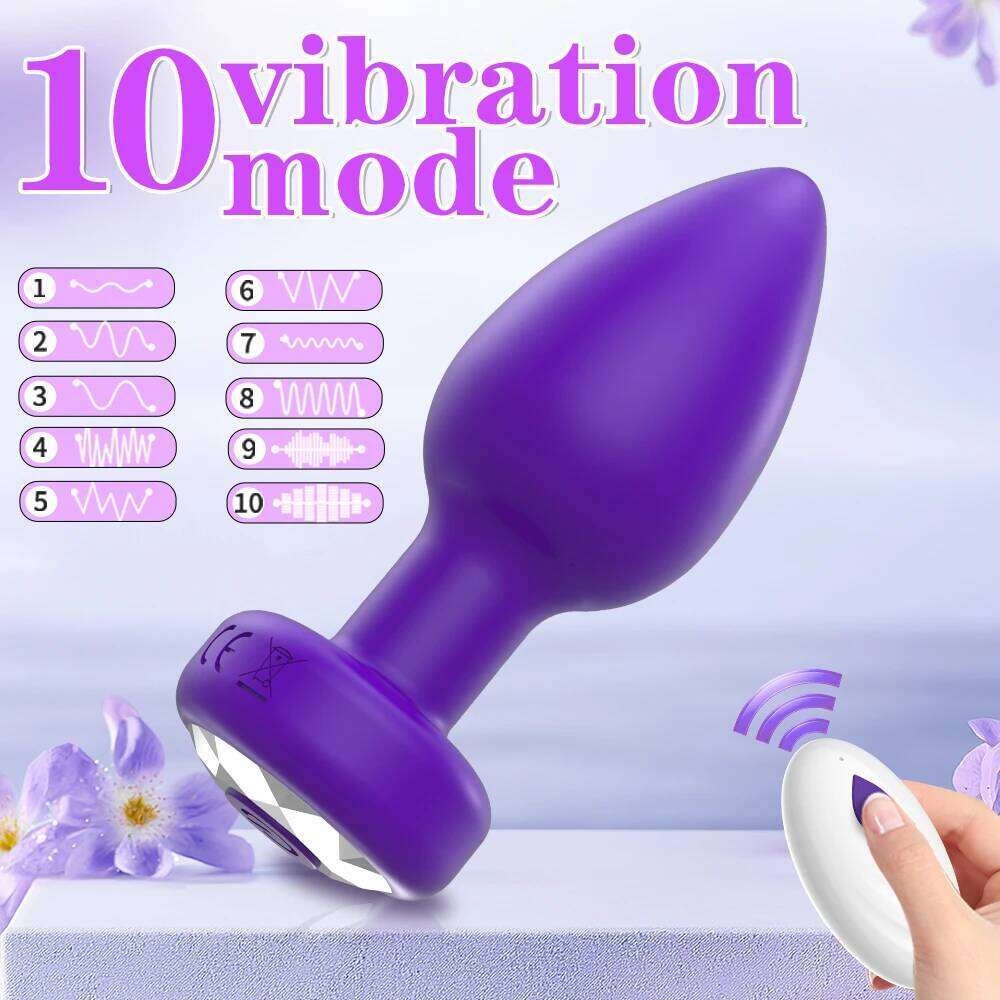 Anal Vibrator Wireless Remote Control Butt Plug Prostate Massager Female Vagina Masturbator for Adult Sex Toys Women Men Gay Z260311