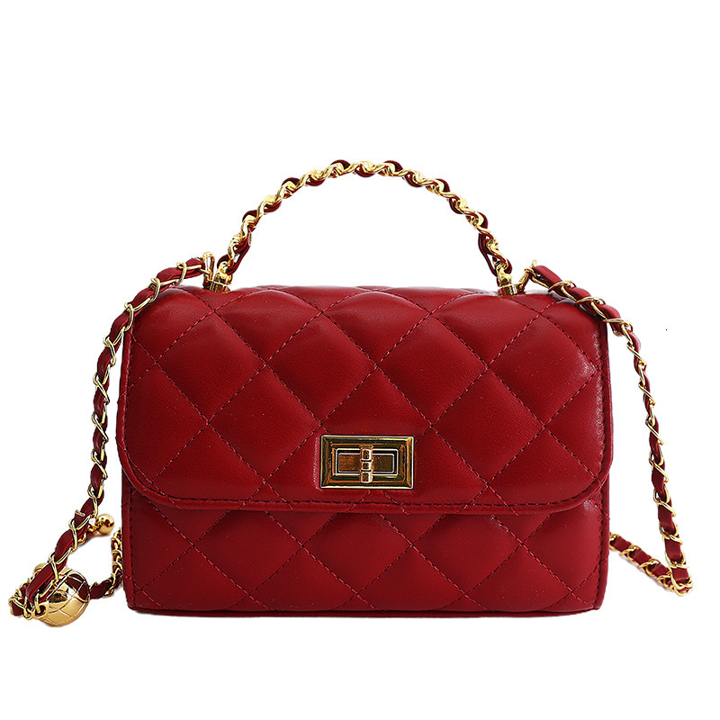 Elegant Quilted Handbag New Multi functional Shoulder Bag Commuter Small Square Bag Crossbody Bag Quilted Chain Bag Designer Bag