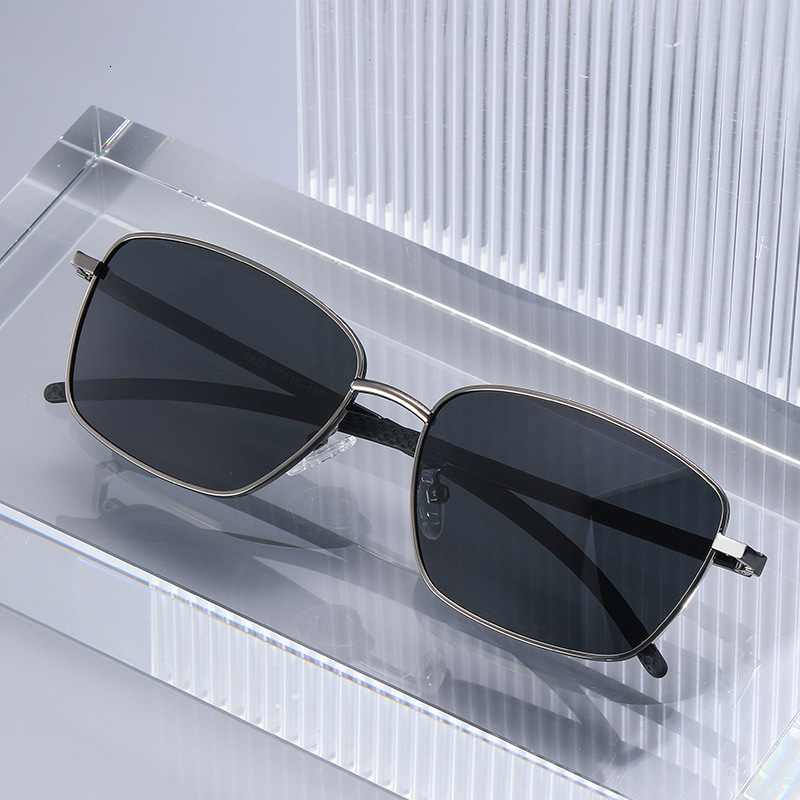 2026 New European American Fashion Square Polarized Simple and Stylish Outdoor Sun Protection Sunglasses for Men,