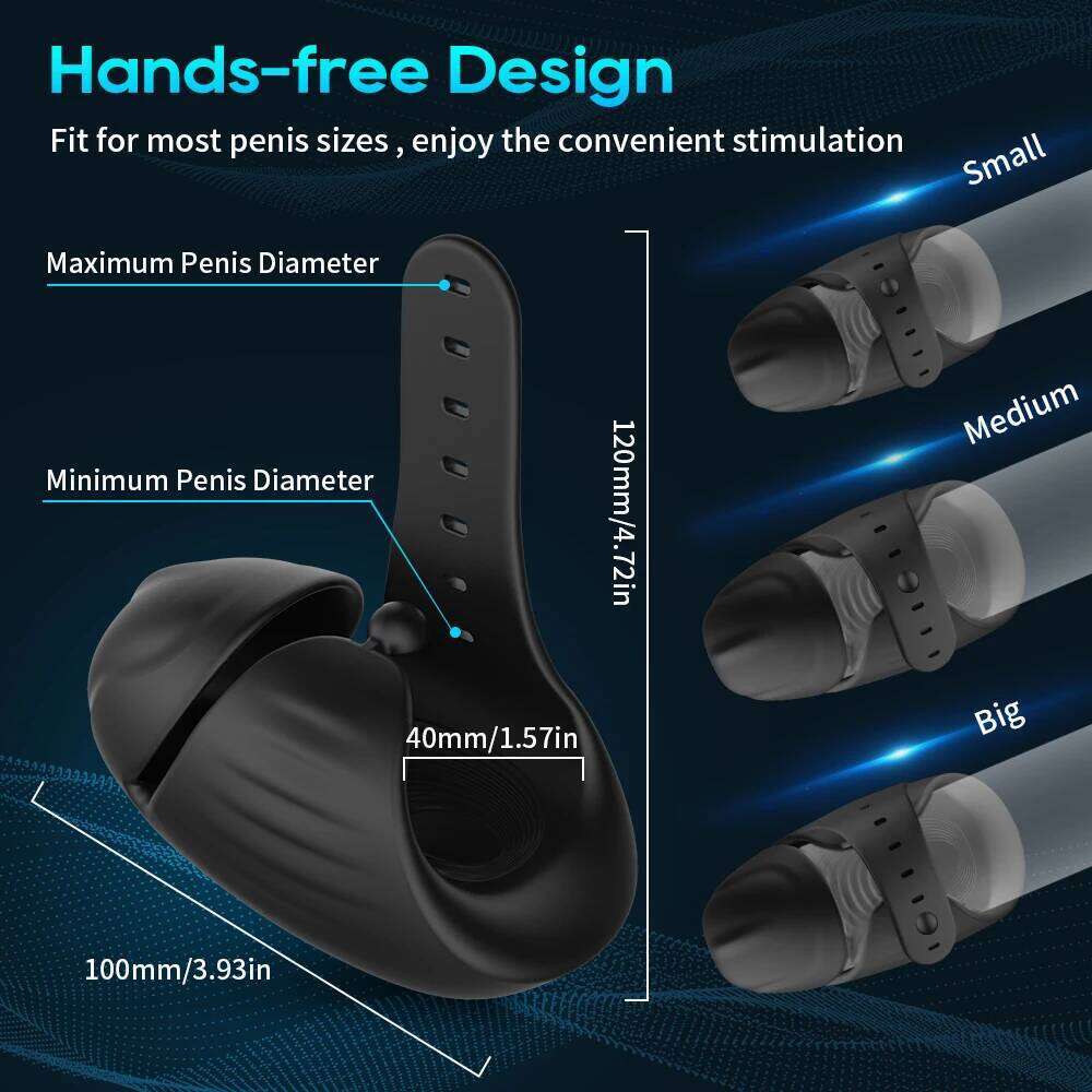 Bluetooth Vibrator Penis Delay Trainer Machine Glans Massager Male Masturbator Sex Toys for Men Adult Goods Z260312