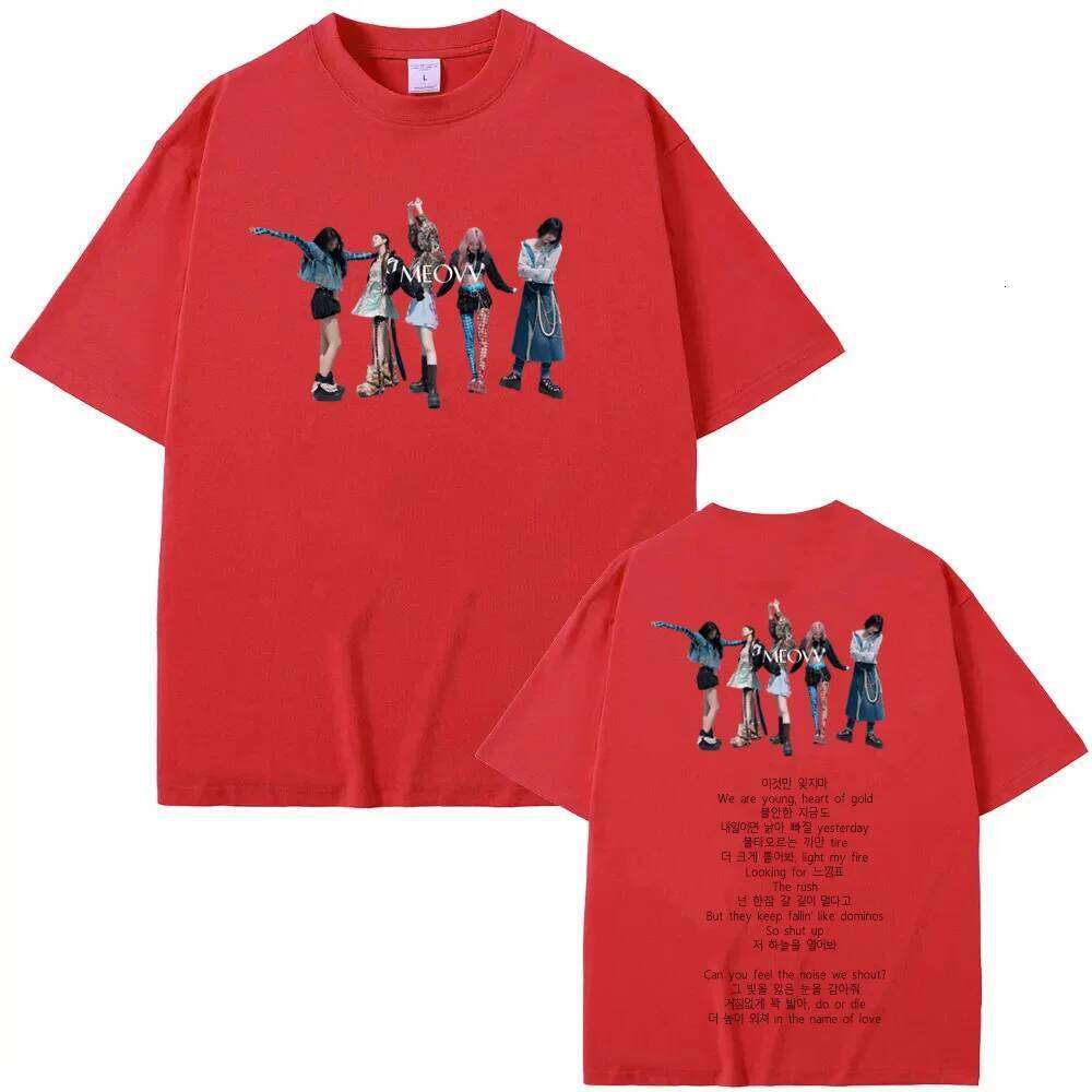 MEOVV-DROP TOP T Shirt Funko Aesthetic High Quality Tee-shirt Graphic Printing Casual Retro Tshirt Ropa Mujer O-neck Clothing Z260312