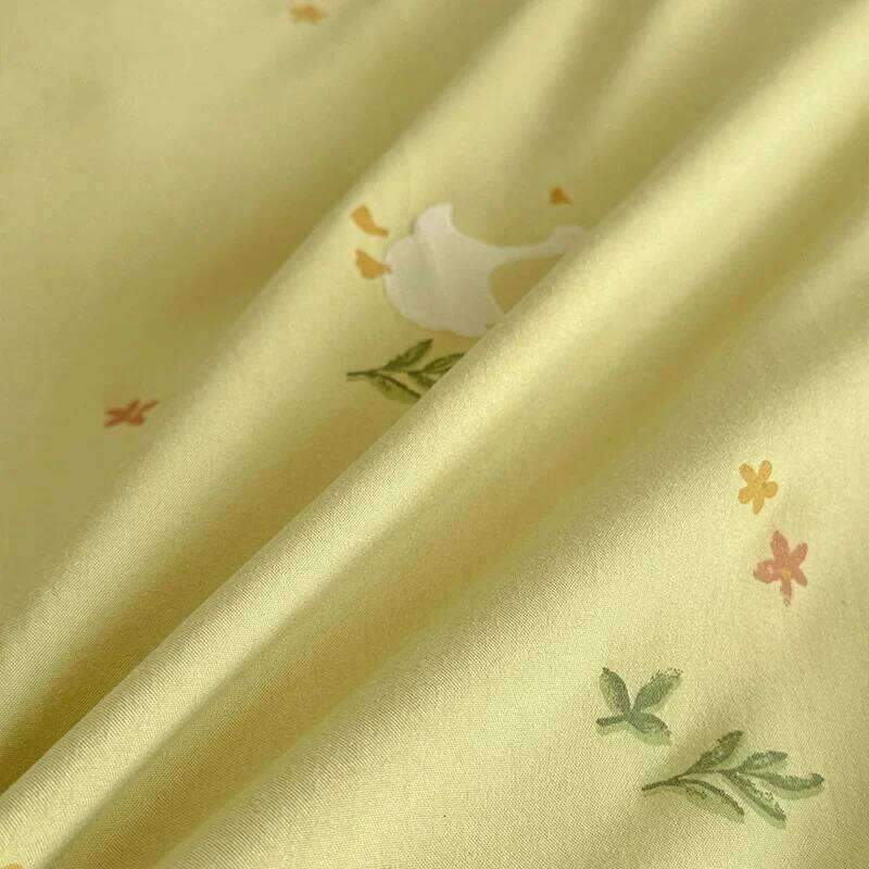 Fashionable Cartoon 3D Printed Soft Four Piece Set Ab Double-Colored Skin-Friendly Sheet Home Bed Linens for Adults H260312