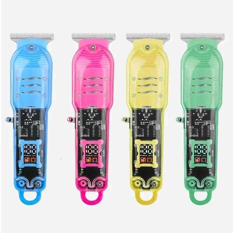 Cut Machine Rechargeable Transparent Professional Clippers Electric Hair Trimmers Shaver for Men C260312