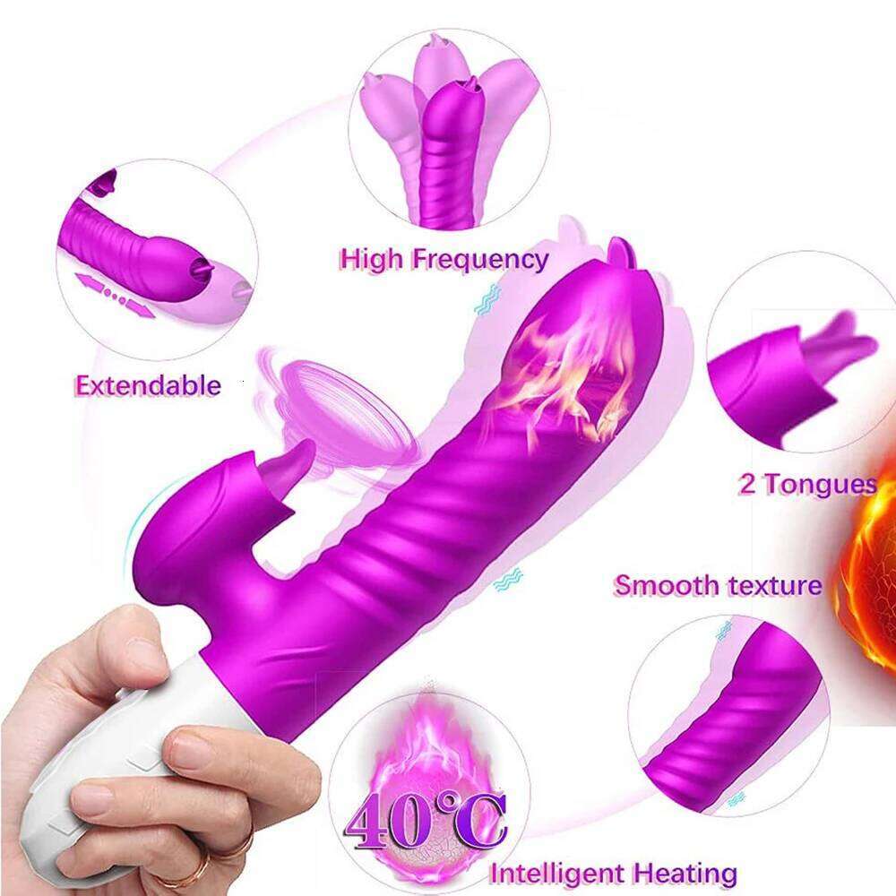 Fast Orgasm Vibrator Dildo For Women Licking Heating Vibrators Clitoris G-Spot Stimulator Vibro Female Clit Sucker Adult Sex Toy Z260311