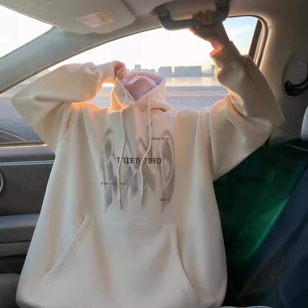 Heavy-weight Hooded Sweatshirt For Men New Autumn And Designer Hoodie Winter Trendy Brand Suitable For Couples And Students Oversized Top Jacket
