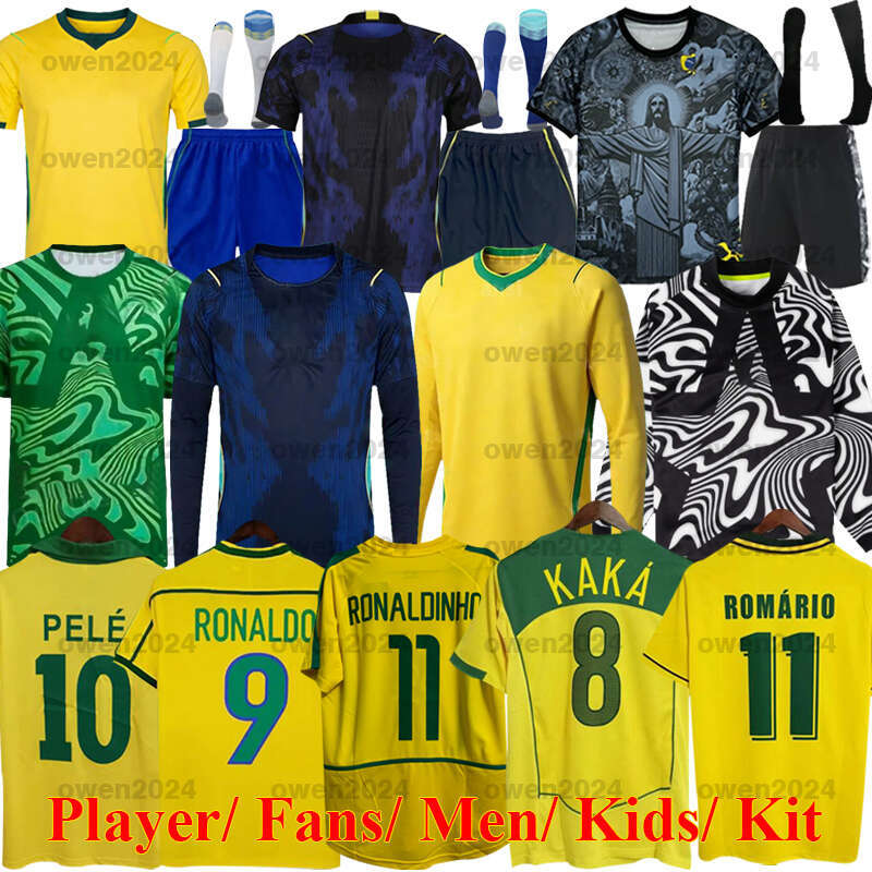 Brazil football shirt 2026 World Cup L.PAQUETA NEYMAR VINI JR. 23 P.COUTINHO RICHARLISON football shirt G.JESUS T.SILVA BRUNO G. PELE CASEMIRO men kids NEYMAR JR Uniforms