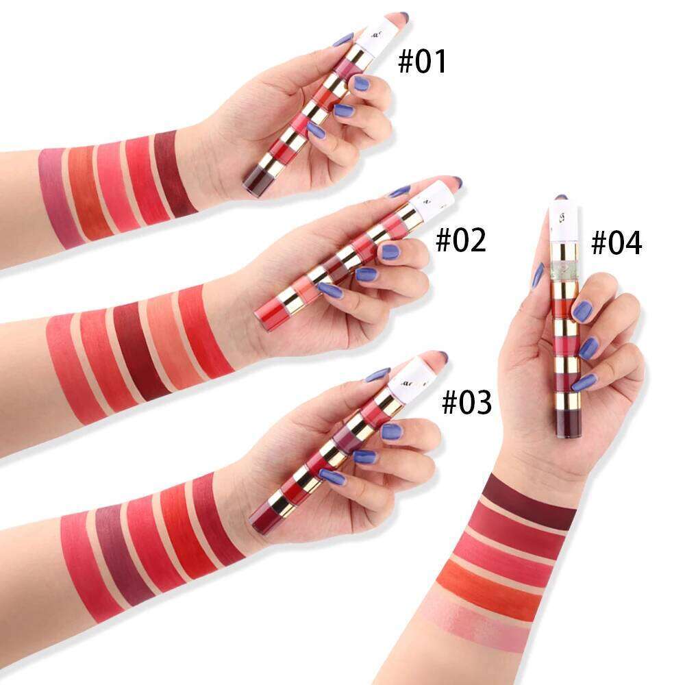 Stain Non-Sticky Long-lasting Lock Color Matte Lip Gloss Lipstick Waterproof Y2K Fancy Fashion Birthday Christmas Present W260311