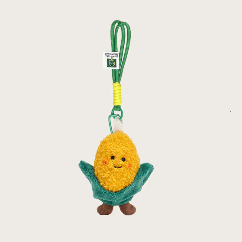 Vegetable Series Broccoli Bag Pendant Doll Keychain Plush Toy Backpack Decoration