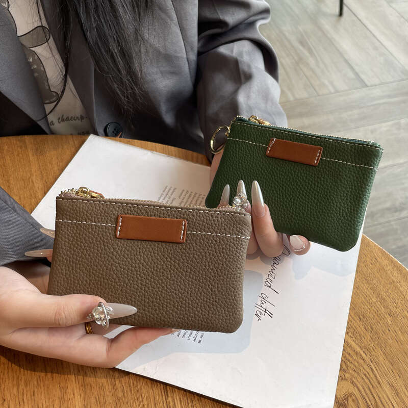 Luxury fashion wallet High Quality Leather Purse New Ultra Thin Exquisite Mini Compact Key Coin Bag Women S Short Wallet