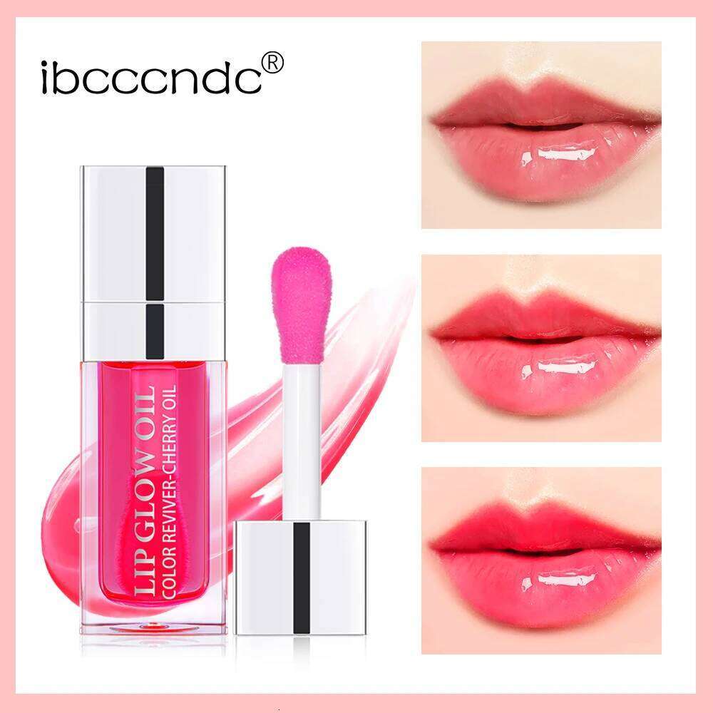 Lakerain Crystal Jelly Moisturizing Safety Gloss Makeup Sexy Plump Hydrating Glow Oil Tinted Lip Plumper W260311