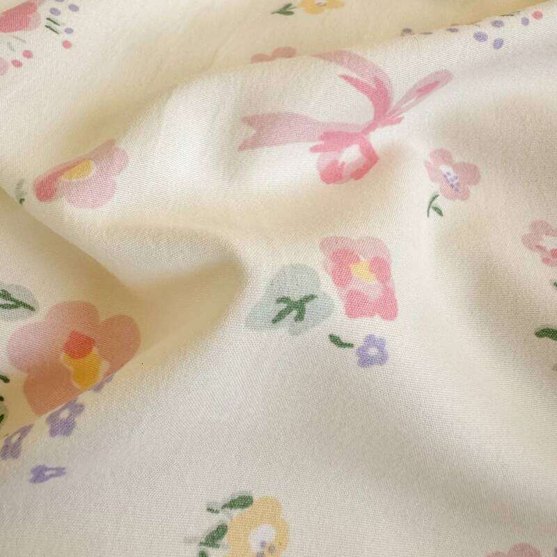 INS Floral Style Bedding Sets 2025 Ruffle Lace Bow Quilt Romantic Bedclothes Decor Woman Girls Bedroom Duvet Cover 4pcs H260312