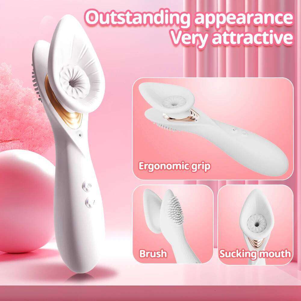 Powerful 2 in 1 Vagina Sucking Vibrator Nipple Oral Vacuum Stimulator G Spot Clitoris Massage Female Masturbator Sex Toys Women Z260312