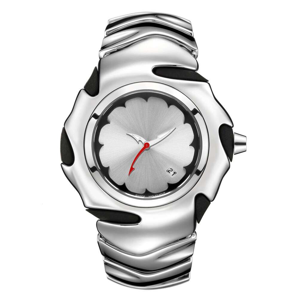 Vintage Personalized Creative y2k Alien Blade Night Light Waterproof Calendar Function Ins Style Men's Quartz Watch