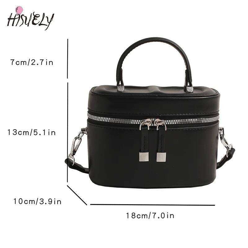 Large Capacity Crossbody Bags For Women Top Handle Pu Leather Shoulder Bag Handbag Quiet Luxury Trendy Purses XIU LAI SI
