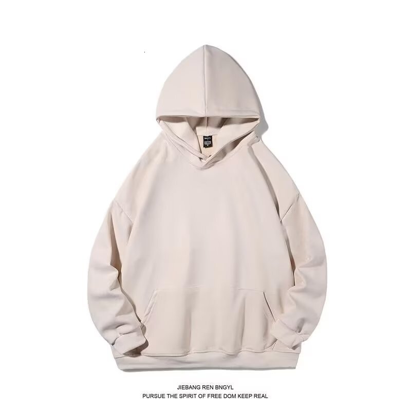 Men's Designer Hoodie Suede Hooded Sweatshirt Autumn/winter New Style Fleece-lined Trendy Brand Oversized Couple's Pullover Jacket