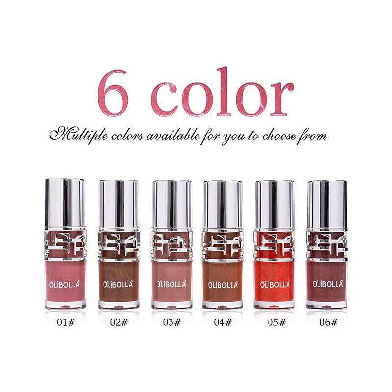 Watery Shimmer Mirror Gloss BoBo Jelly Glaze Long Lasting, Non-sticky Plumping Lipstick Moisturizing Whitening Lip Care W260311