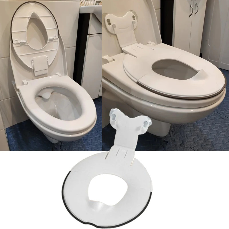 Foldable Toddler Toilet Seat Portable Training Seats with Urine Barrier Universal Family Suction Cups 260311