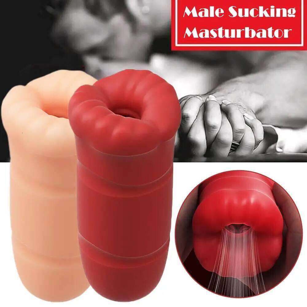 1Pc Male Sucking Masturbator w/Vibrating Bullet - 18+ Oral/Vaginal Blowjob Stimulation, Penis Vibrator Cup Z260312