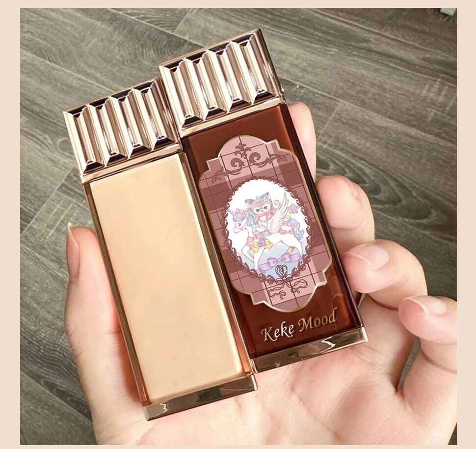 KEKEMOOD Chocolate Shop Cloud Lip Cream Delicate Clear Thin Autumn And Winter Milk Tea Color W260311