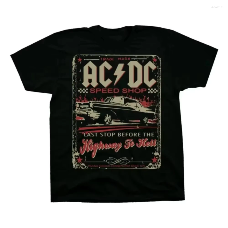 Men's T Shirts And Women's Pure Cotton T-shirts Of 2026 By Acdc Band Are Comfortable High Quality A Must-have For The Festival