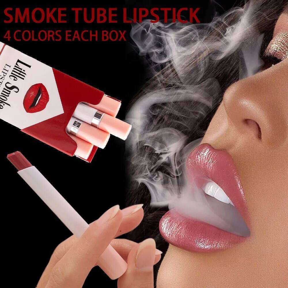 4-Lasting Stick Waterproof Lip Set Long-Lasting Matte Lipstick with Transparent Finish - Perfect Valentine's Day Gift for Her W260311