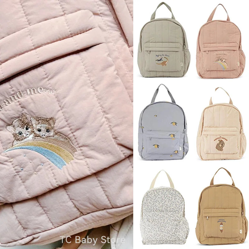 KS Baby Backpack Parentchild Kids Schoolbag Kindergarten Bags Travel Mom Cherry Lemon Childrens Boys Girls Storage 260311