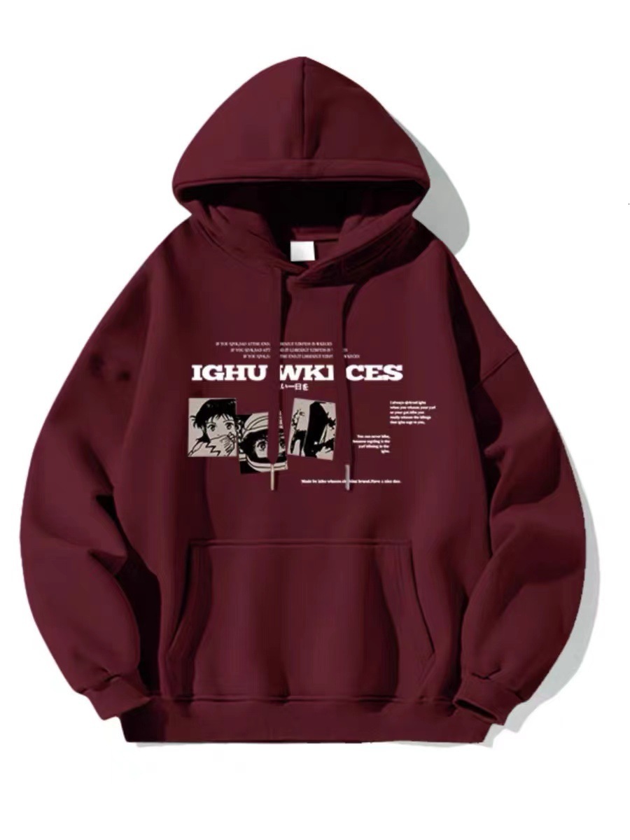 Heavyweight High Street Cartoon Niche Trendy Brand Hoodie For Men Spring Designer Hoodie And Autumn New Ins Design Retro Style