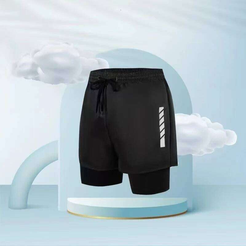 Men's Loose Fit Swim Set: Quick-Dry Trunks UPF 50+ Long Sleeve Rash Guard for Swim, Hot Springs & Sun Protection Z260312