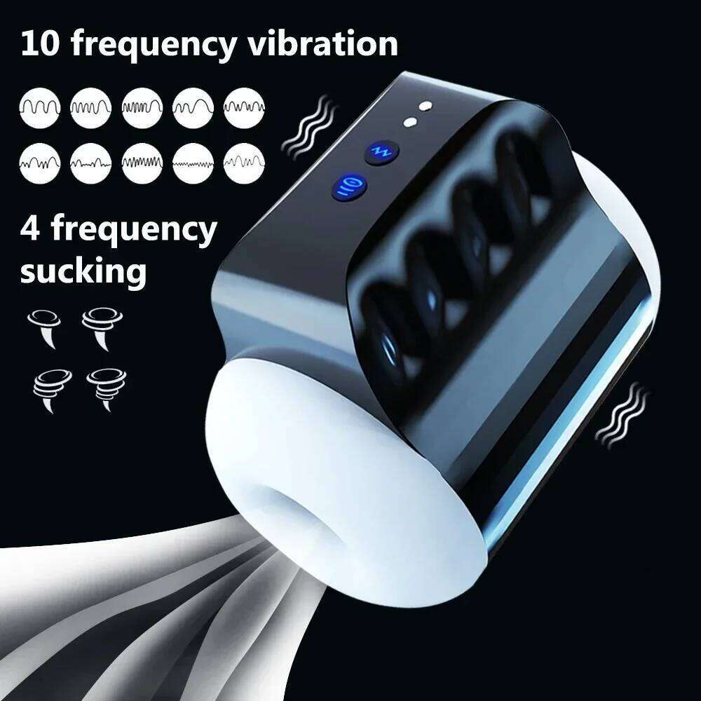 Powerful Sucking Masturbation Cup Realistic Vagina Pocket Pussy Blowjob Massager Male Masturbator Sex Toys for Men Z260311