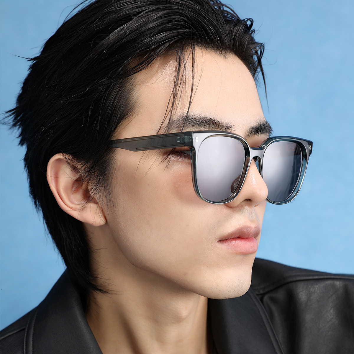 2026 New Fashion Square Frame Polarized Personalized Trendy High-End Sunglasses for Men, Wholesale