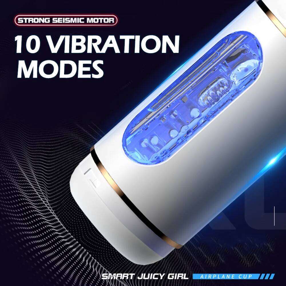 Men's Penis Trainer Male Masturbator Simulation Channel Moaning Stimulate Vibrator Adult Sexy Sex Toy For Men Pocket Pussy Z260311