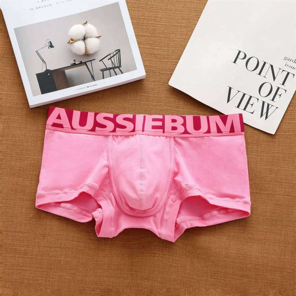 Brand Men's underwear Sexy low-rise letter shorts comfortable sweat wicking elastic jockstrap breathable boxers Z260312