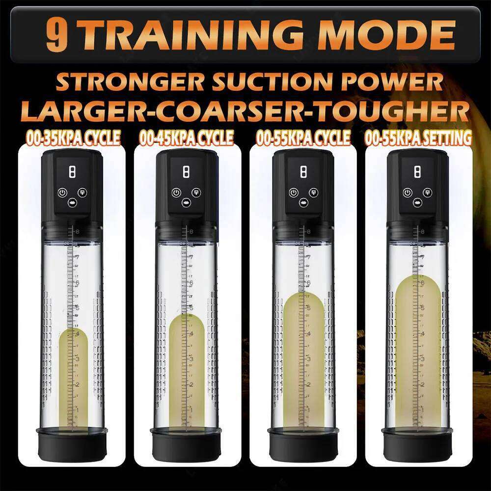 Manual Penis Enlarger Enhancement Erection SexToys For Man Vacuum Pump Big Dick Trainer Male Lasting Masturbator Z260311