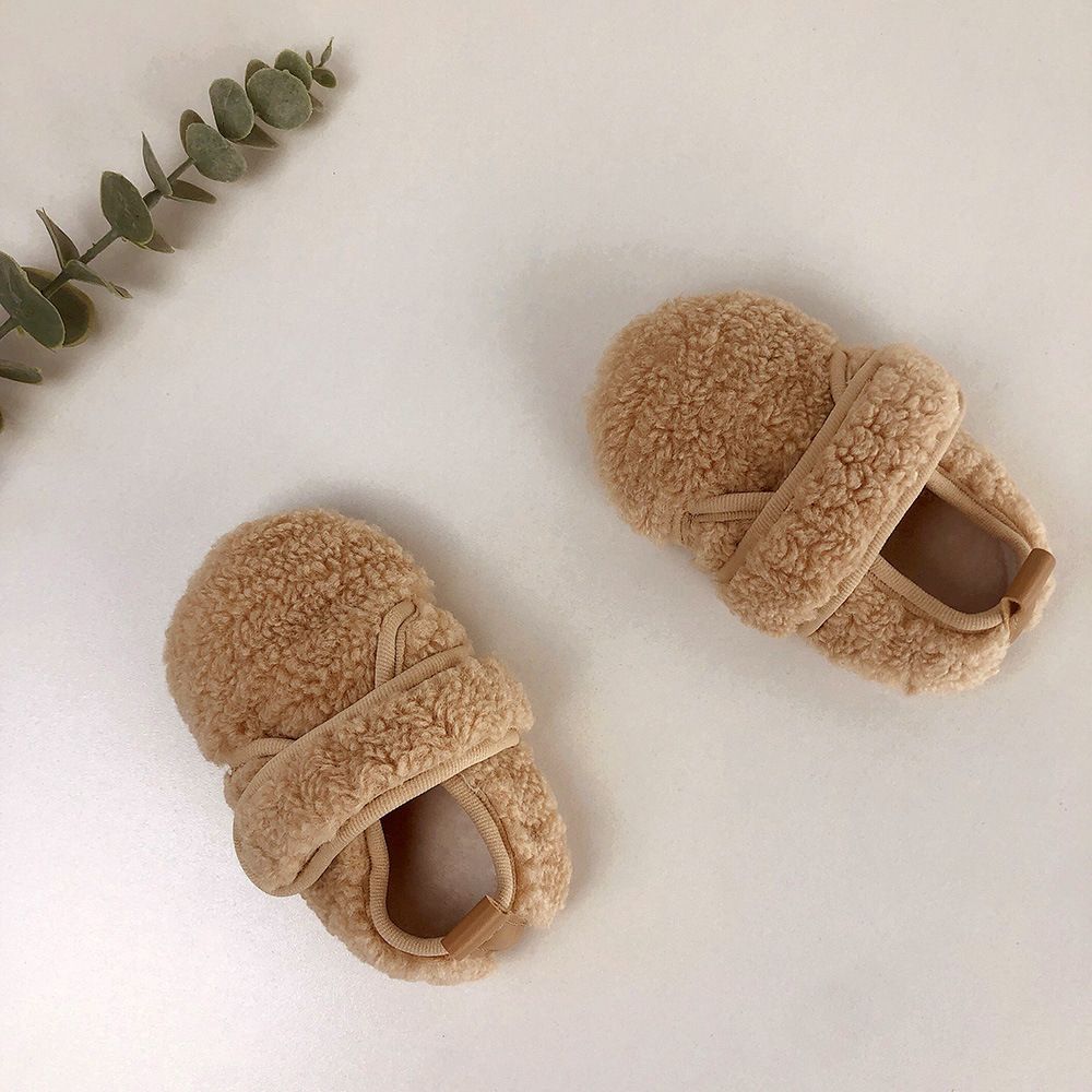 Infant Boots Infant Shoes Warm Plush Baby Winter Shoes Soft Soled Non Slip Walkfashion Newborn First Walking Shoes Sizes 0-18 Months W01001