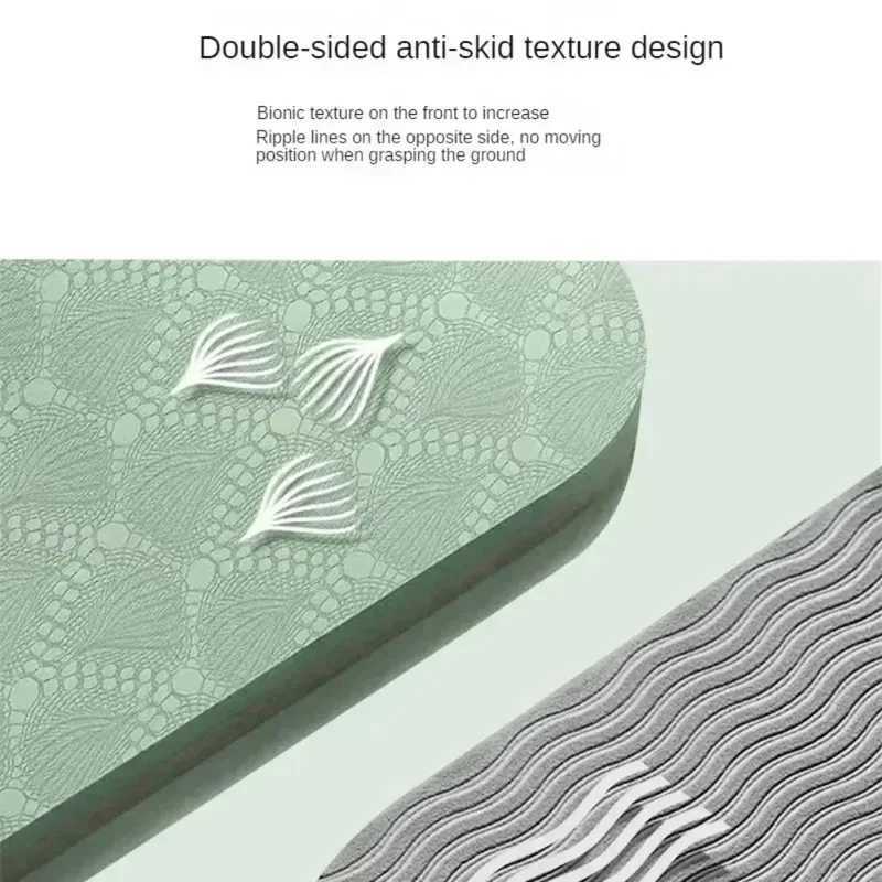 2025 new foldable Yoga Mat Eco Friendly TPE1836106cm Folding Travel Fitness Exercise Mat Double Sided Non-slip for Yoga M260312