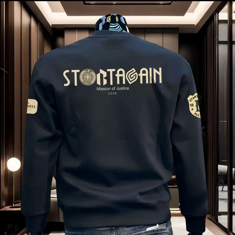 Autumn Winter Designer Hoodie New Fleece Fshion Trendy Brnd Swetshirt Men's Csul Trendy Printed Verstile Long Sleeve Slim Fit Crew Neck Top