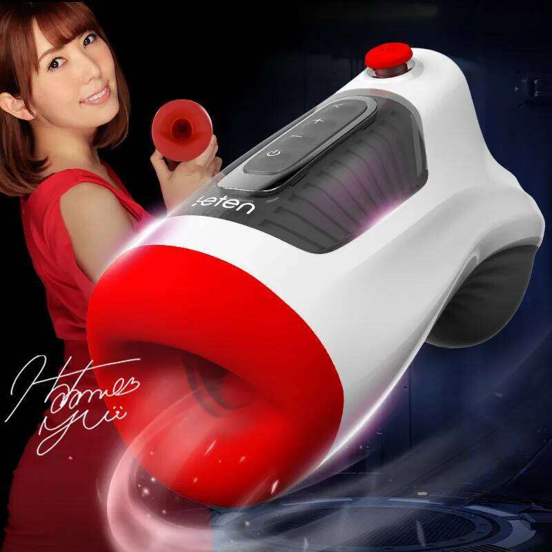 2021 New Upgrade Real Oral Blowjob Male Masturbator Deep Throat Air Control Vacuum Sucking Vibrating Machine Sex Toy For Men Z260312