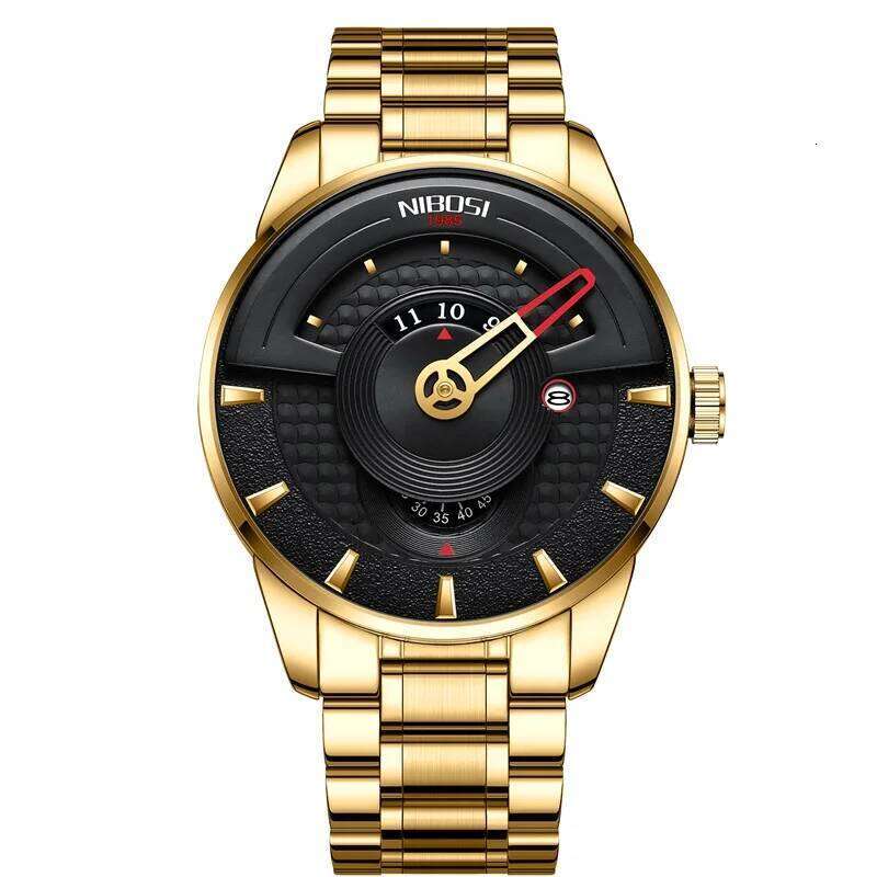 NIBOSI Business Watches Men Original Creative Single Hand 24 Hours Fashion Minimalist Waterproof Watch Relogio Masculino