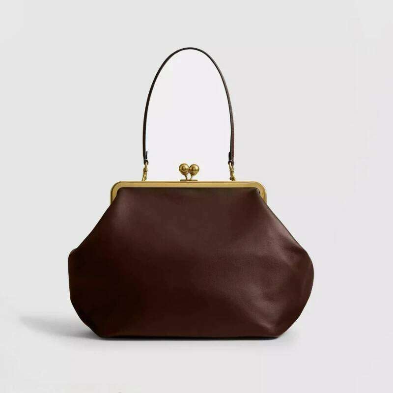 Branded Women's Shoulder Exquisite Irregular Design Seashell Handbag Luxury Large Capacity Clip Clutch Elegant Evening Bag