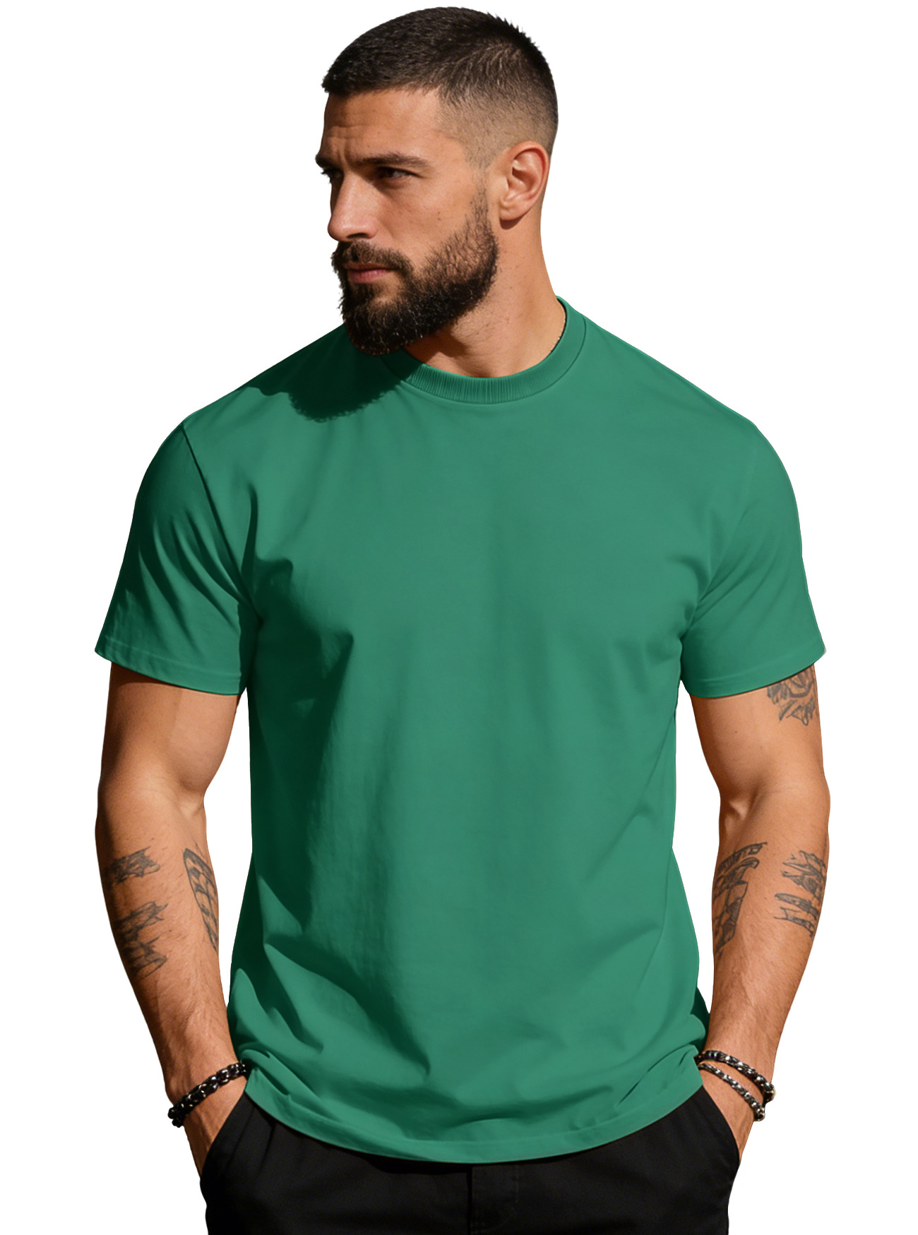 Men's T-Shirts Cotton Summer Men's Athleisure Workout short sleeve Muscle Fitness T-shirt High Quality Gym Sport Shirt