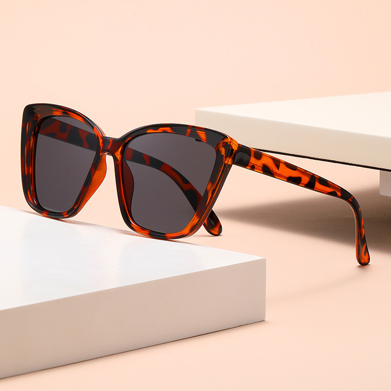 New Fashionable Large Frame Trendy Internet Celebrity Street Style Versatile Cat Eye Sunglasses