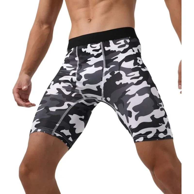 Men Camo Sport Basketball Shorts Ice Silk Running Quick Dry Gym Fitness Crossfit Training Man Clothing 260228