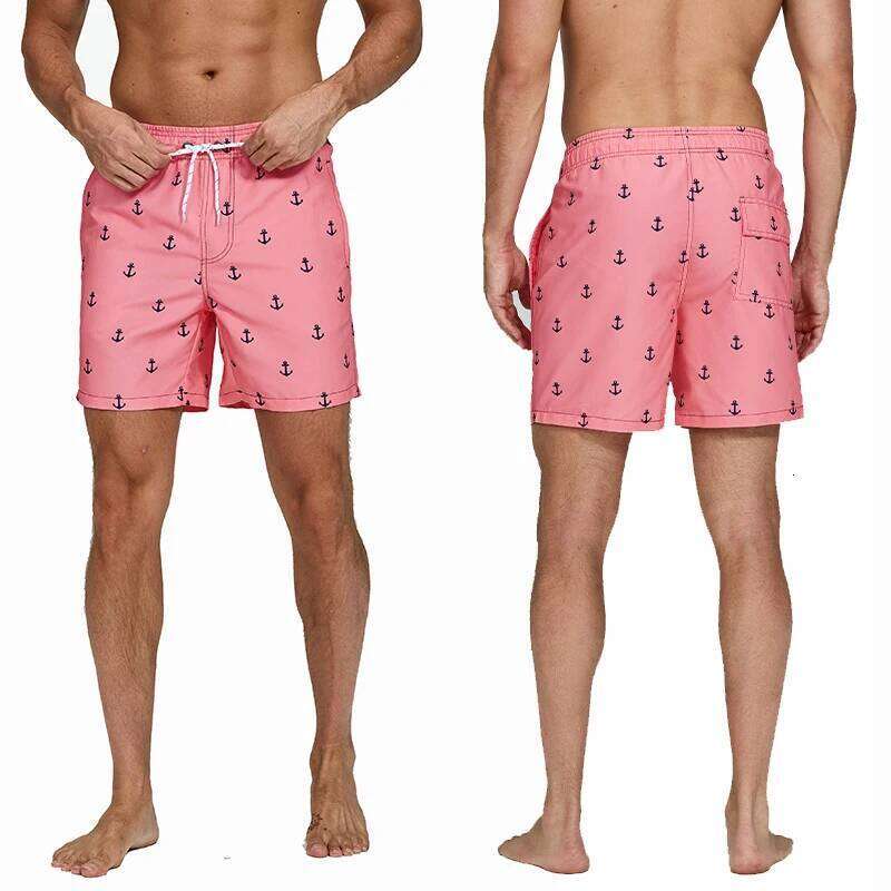 Escatch Brand Summer Mens Fashion Polyester Quick Dry Board Shorts Male Sport Gym Swimsuit Surf Swim Trunks For Man Z260312