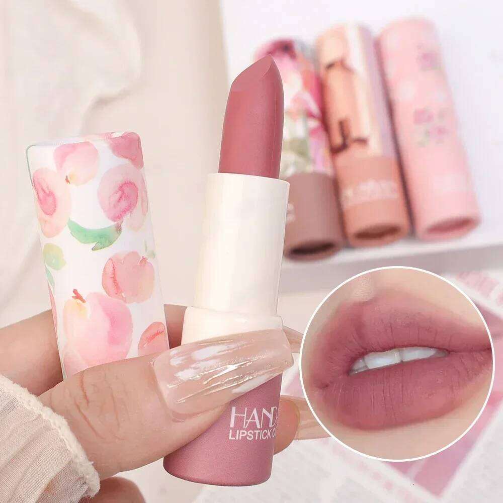 Nude Matte Velvet Lipstick Lip Liner Color Rendering Lasting Non-stick Cup Sexy Lipsticks Waterproof Beauty Lips Makeup Cosmetic W260311