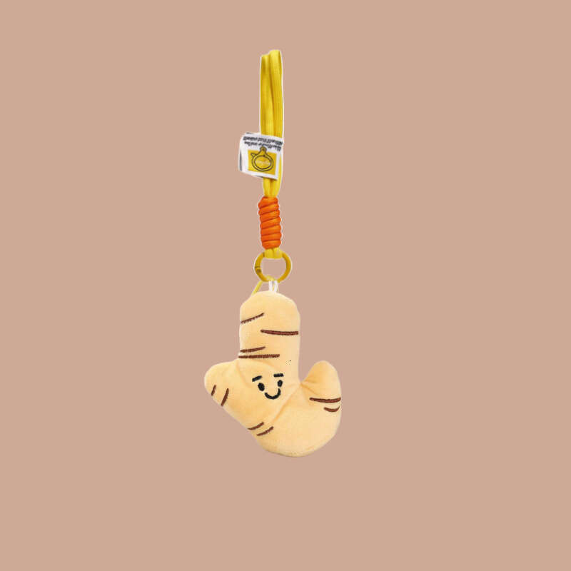 Creative Vegetable Funny Expression Onion Ginger Garlic Fruit Plant Plush Pendant Keychain Claw Machine Doll Wholesale