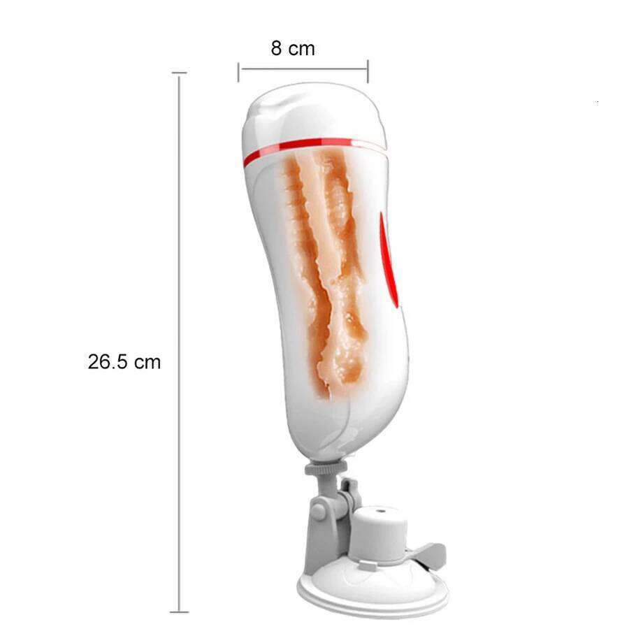 Dual Channel Vagina Anal Masturbation Cup Blowjob Penis Pump Glans Sucking Exerciser Sex Toys Adul 18+ Erotic Product Machine Z260312