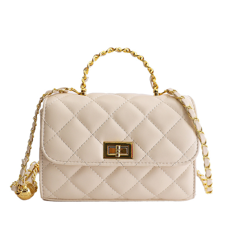 Elegant Quilted Handbag New Multi functional Shoulder Bag Commuter Small Square Bag Crossbody Bag Quilted Chain Bag Designer Bag