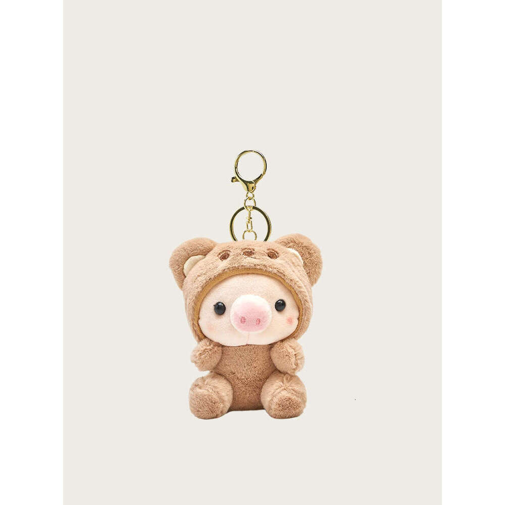 Bag Pendant Girl Doll Small Toy Backpack Decoration Cute Transformed Pig Plush Keychain Cartoon Couple