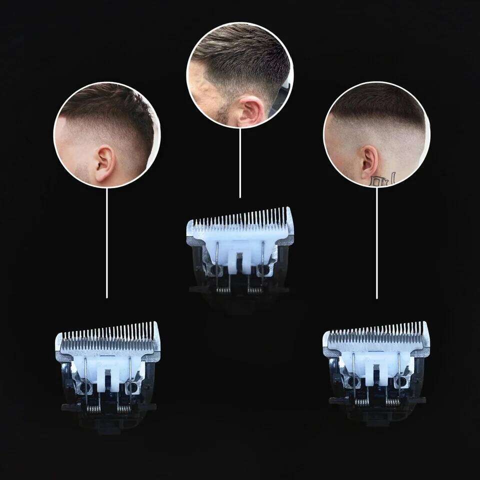 Professional Clipper Titanium Ceramic Trimmer LCD Display Strong Power Salon Barber Hair Cutting Machine For Men C260312